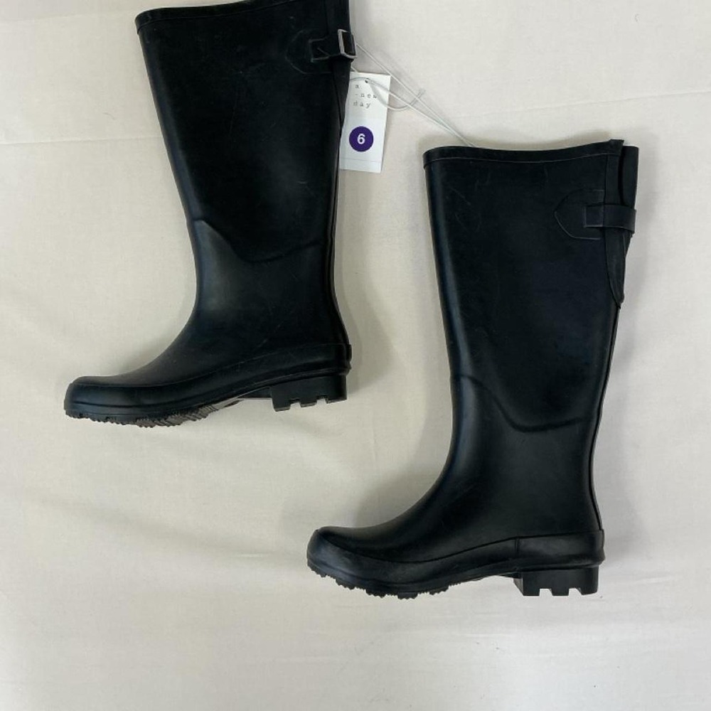 Black‎ rain boots by A New Day